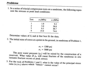 Answered: During the first stage of triaxial test…