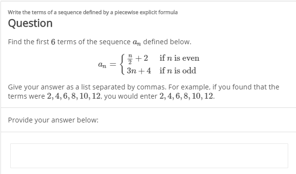 Answered Write The Terms Of A Sequence Defined Bartleby 4507