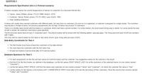 ### QUESTION 3

**Requirements Specification (this is a fictional scenario)**

A fitness company stores the current assignments of trainers to customers in a document file like this:

- **Trainer**: Jones, William; phone 175-221-9988; hired in: 2019;
- **Customer**: Garcia, Robert; phone 175-751-8822; year of birth: 1988;
- **Goal**: building endurance;

A trainer will usually have several customers with different goals, but may have no customers. As soon as it is registered, a customer is assigned to a single trainer. The customer may decide to change a trainer, but previous assignments are not kept. A trainer has at most 10 customers.

There is no middle name stored with the trainers or customers. Both must have a phone number. For some trainers, the most recent hiring year is stored. For some clients, the year of birth is stored. All customers must have a goal specified.

The first and last name have at most 21 characters each. The phone number will be stored with the following pattern: ppp-ppp-pppp. The hiring year and year of birth are numbers with 4 digits.

One may want to search based on first name or last name, phone, goal, hiring year, and year of birth.

**Data Entry Constraints for Task 4**

- The third trainer must have at least two customers in the data entered.
- You must have two customers with the first name Sue.
- At least two trainers must be hired after 2015 and two before.

**Database Questions for Task 5**

- For each assignment, list the first and last names for both the trainer and the customer. Use suggestive names for the columns in the result.
- Pick the ID for the third trainer you entered in the database. List the full names (FIRST SPACE LAST) for all the customers of the selected trainer (in one column named "Customer").
- List the full names (FIRST SPACE LAST) for the trainer and customers (in two columns named "Trainer" and "Customer"), for which the customer first name is "Sue".
- List the names for the trainer (LAST COMMA SPACE FIRST) hired after 2015 and the full names of their customers. Show the result in two columns named "Trainer" and "Customer".