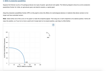 Answered: 4. Shifts in production possibilities… | bartleby