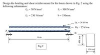 Answered: Design The Bending And Shear… | Bartleby