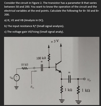 Answered: Consider The Circuit In Figure 2. The… | Bartleby