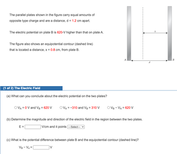 Answered: The Parallel Plates Shown In The Figure… | Bartleby