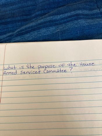 Answered: "what Is The Purpose Of The House Armed… | Bartleby