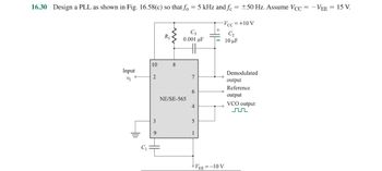 Answered: Design A Pll As Shown In Fig. 16.58(c)… 