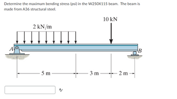 Answered: Determine the maximum bending stress… | bartleby