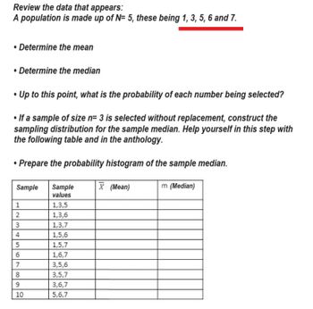 Answered: Review The Data That Appears: A… | Bartleby