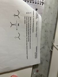 Organic
Chemistry
Organic Chemistry Problems
Substitution Reactions
S1 and S2
Problem 11: For the following reaction:
Assign R or S to all chiral centers in the reactants and products
ii)
Draw the mechanism that explains the product
iii)
Explain the stereochemical outcome. You must using relevant drawings to support
your answer.
Nal
:Br:
