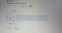 Listen
What is the product of the reaction shown?
1. LIAIH4
2. H30*
ОН ОН
OH
ОН ОН
`NH2
