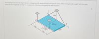 The hanging structure in the figure below is homogeneous. Its weight (40 kg) is acting at the center of the rectangular slab, parallel with the z-axis.
Determine the magnitude (in N) of the z-component of the force acting along the cable at point A
500
B
40 kg
250
-550
750
550-
