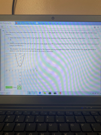 g(x) = 2· f(x) - 2. The graph of f is given.
