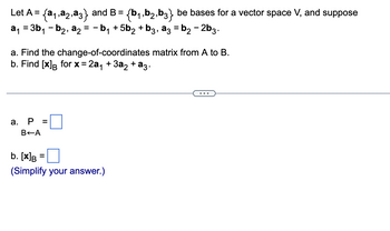 Answered: Let A = {ª₁,2,ª3} And B = A₁ =3b₁ B₂,… | Bartleby