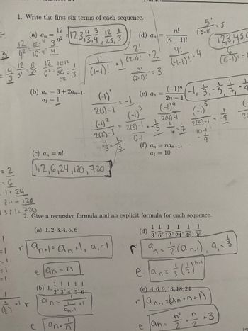 Answered: G-1 10 (f) an 구 12 an = nan-1, a1 = 10 | bartleby