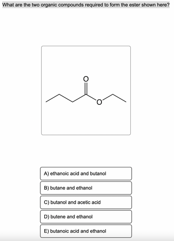 Answered: What Are The Two Organic Compounds… | Bartleby