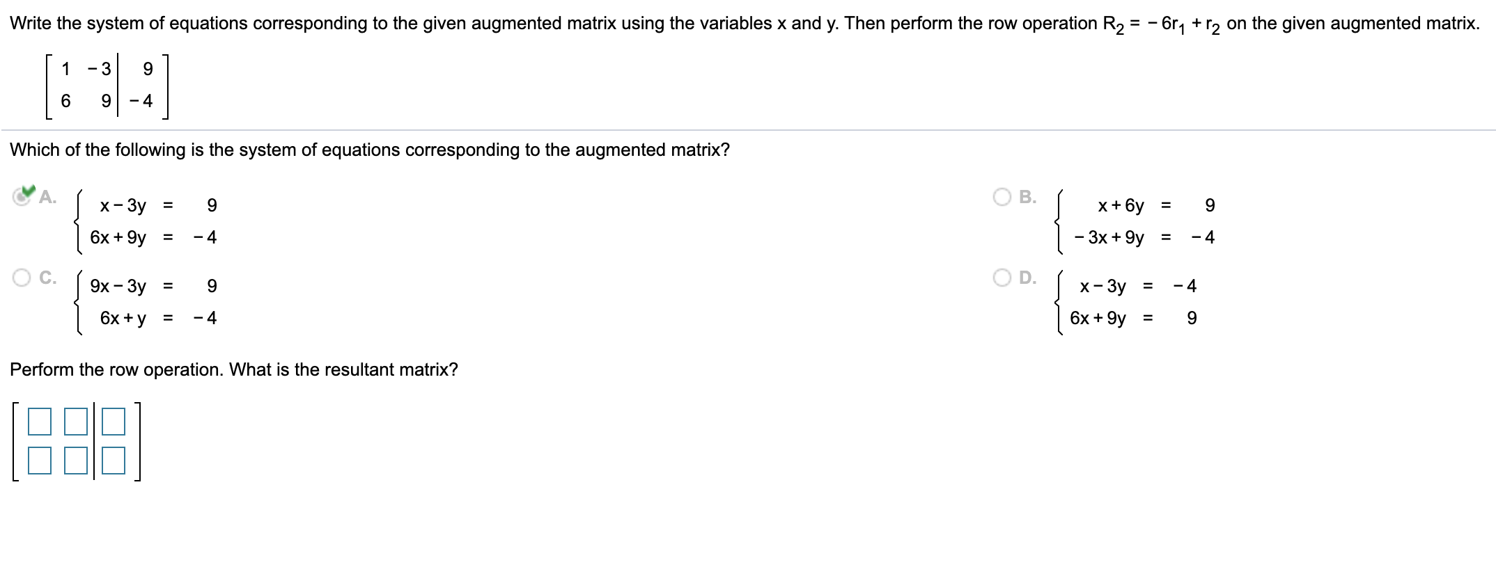 Answered Write the system of equations bartleby