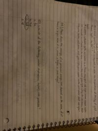 25) What quantity of heat is required to raise te temperatue of S.5g of gold
from 20°C to 457
flame, they emit ( lignt.When copper ealts.
are healed inaflome in te same manner they emit green light. Why do we know thet
Itbum sats will never emit green light and.copper salts will never emit red light?
9)When Lithium satts aa heated ina
84.) How does the energy of a priocipal enerqy level elepend on the value of n?
Docs a
higher
yalw ofn mean a
highe or lower energy?
43.) Which of the folbwing orbital dustinations islare) not
a.1s
possible?
6,2p
C.2d
d.4f
