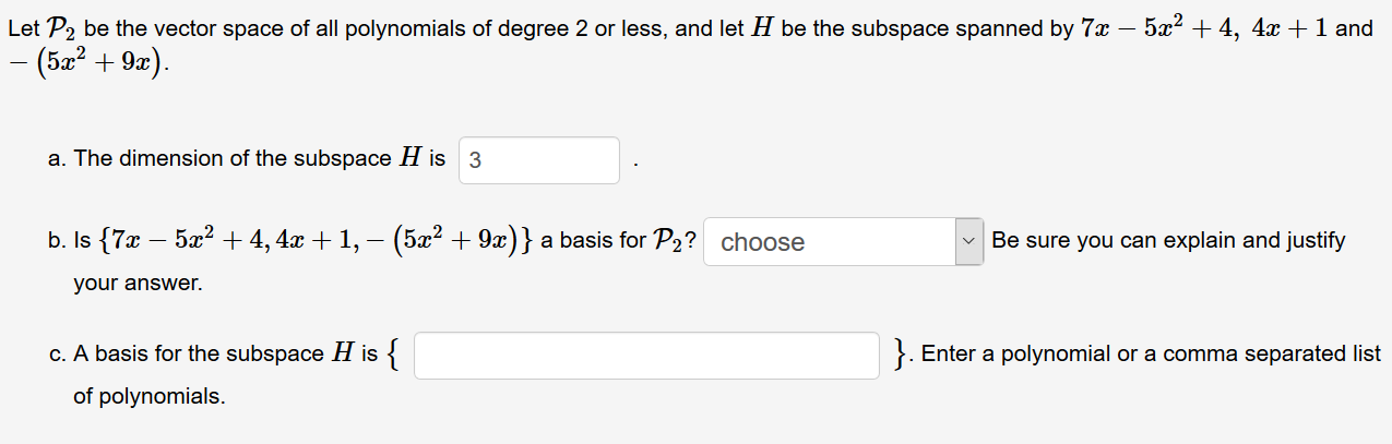 Answered: Let P2 Be The Vector Space Of All… | Bartleby