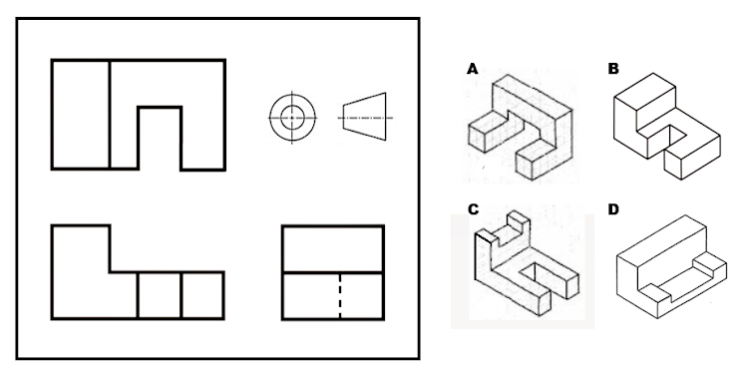 Answered: IDENTIFY the Isometric projection of… | bartleby