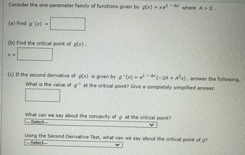 Answered: Consider The One-parameter Family Of… | Bartleby