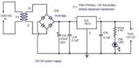 Answered: 230V Primary, 12v Secondary T1= 250mA… | bartleby