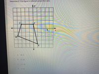 Determine K' if the figure is reflected across the x-axis.
本y
A. (4, 1)
O B. (1,-4)
CC
(-1,-4)
D. (1,4)
