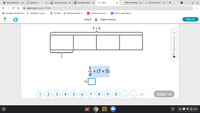 b My Questions | b x
a @leah <3
I Convert to a Mix X
O Donoghue Stude x
Zearn
- DON 5C Writing x
G 3/8 as a fraction x
+
i zearn.org/towers/1110#
O Donoghue Bookmarks % TenMarks | Login |.
8 ST Math
Alphabet Bubble - .
Products and sets .
Clever | Applications
M4|L10
Mighty Writing
Sign out
7 + 5
?
+x (7 + 5)
4
1
2
3
4
7
8
9.
Enter v
US O V O 6:01
