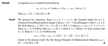 Answered: ult Proof A sequence {an} is defined… | bartleby