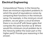 Answered: Electrical Engineering Computational… | Bartleby