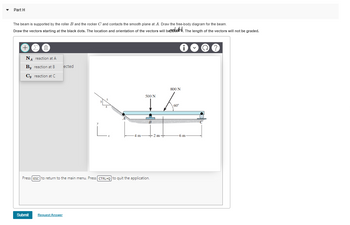 Answered: Part H The Beam Is Supported By The… | Bartleby