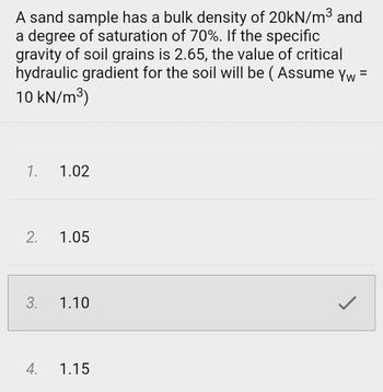 A 10 m high slope of dry clay soil unit weight = 20KN/m3, with a
