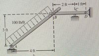 -2 ft+l ft
Ic
1B
D.
100 lb/ft,
3 ft
4 ft
