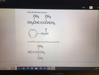 Answered: Name the following molecule: CH3 T… | bartleby