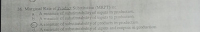 36. Marginal Rate of Product Substitution (MRPT) is:
A measure of substitutability of mputs in production
b. A measure of substitutability of inputs to production
A measure of substitutability of products in production.
A measure of substitutability of inputs and outputs in production
a.
d.
