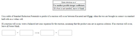 Enter electrons as e".
Use smallest possible integer coefficients.
If a box is not needed, leave it blank.
Use a table of Standard Reduction Potentials to predict if a reaction will occur between Cu metal and Cl,(g), when the two are brought in contact via standard
half-cells in a voltaic cell.
If a reaction will occur, write a balanced net ionic equation for the reaction, assuming that the product ions are in aqueous solution. If no reaction will occur,
leave all boxes blank.
