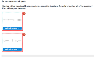 Answered: Starting with a structural fragment,… | bartleby