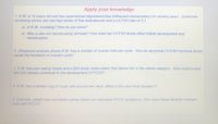 Apply your knowledge
1. K.W. is 16 years old and has experienced oligomenorrhea (infrequent menstruation) for several years. Endocrine
screening shows she has high levels of free testosterone and a LH FSH ratio of 3:1.
a) Is KW. ovulating? How do you know?
b) Why is she not menstruating normally? How does her LH FSH ievels affect follicle development and
menstruation.
2. Ultrasound analysis shows KW has a number of ovarian follicular cysts. How do abnormal LH.FSH hormone levels
cause the formation of ovarian cysts?
3. K.W has poor eating habits and a BMI (body mass index) that places her in the obese category How could a poor
diet and obesity contribute to the development of PCOS?
4. KW. has a darken ring of rough skin around her neck. What is this and what caused it?
5 Exercise, weight loss and better eating habits can decrease PCOS symptoms How does these lifestyle changes
help with PCOS?
