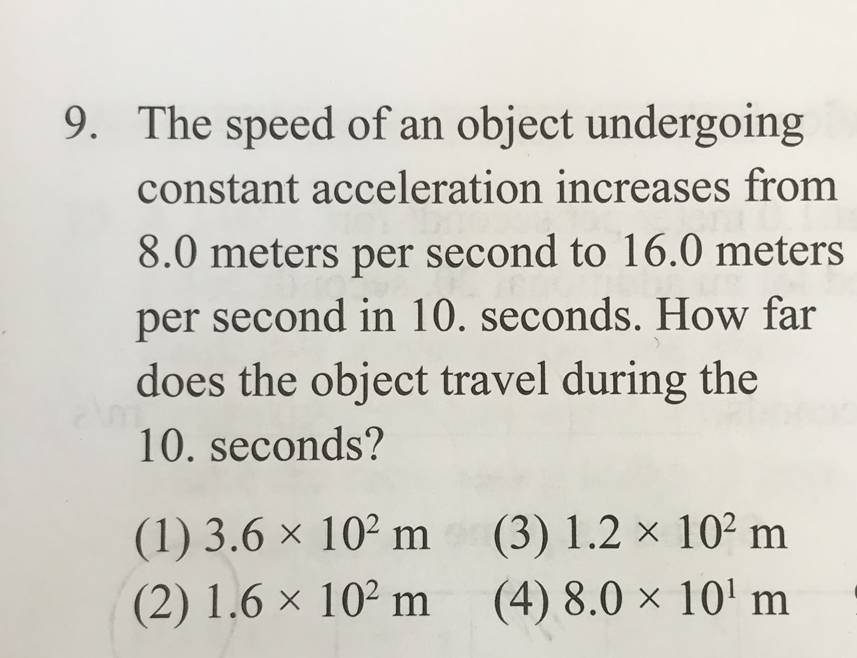 Answered: The Speed Of An Object Undergoing 9.… | Bartleby