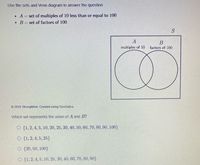 Answered: Use The Sets And Venn Diagram To Answer… | Bartleby