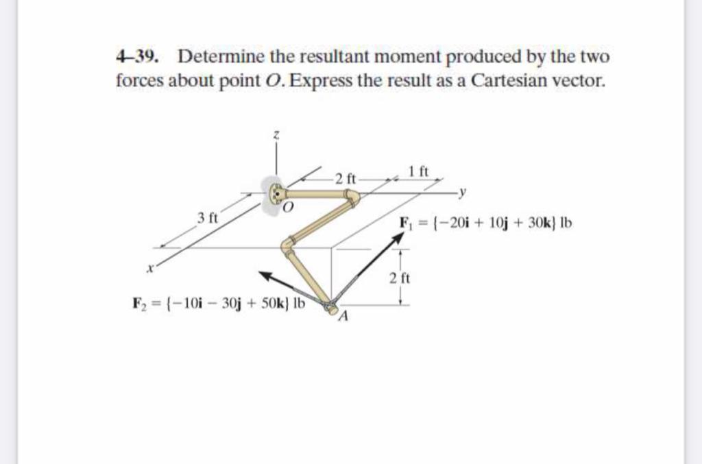 Solved 3-37. ﻿The force F={6i+8j+10k}N ﻿creates a moment