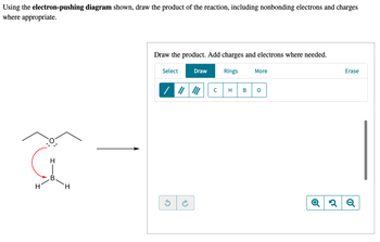 Answered: Using the electron-pushing diagram… | bartleby