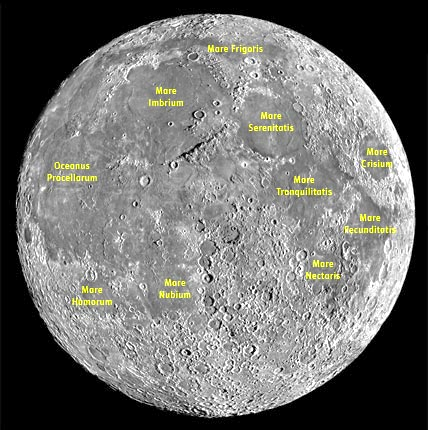 Answered: Mare Frigoris Mare Imbrium Mare… | bartleby