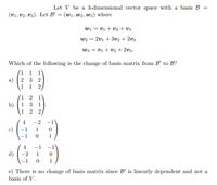 Answered: Let V Be A 3-dimensional Vector Space… | Bartleby