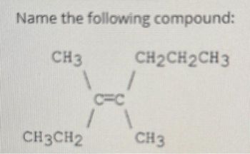 Answered Name the following compound 3 bartleby