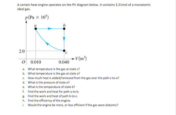 Answered: A certain heat engine operates on the… | bartleby