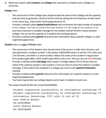 Answered: 3) Write a class called Point that… | bartleby