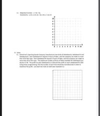 Answered: 3.) Objective function: z = 4x + 5y… | bartleby