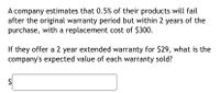 Answered: A Company Estimates That 0.5% Of Their… | Bartleby