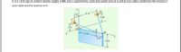 4. A 5 x 8-ft sign of uniform density weighs 270lb and is supported by a ball-and-socket joint at A and by two cables. Determine the tension in
each cable and the reaction at A.
2 ft
4 ft
3 ft
-6 ft.
B
2 ft
5ft
