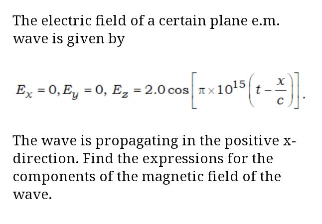 Answered: The wave is propagating in the positive… | bartleby