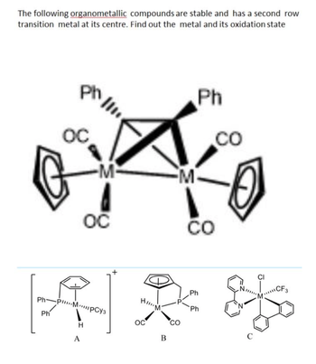 Answered The following organometallic compounds bartleby